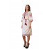 Embroidered dress "Yaroslava" handmade
